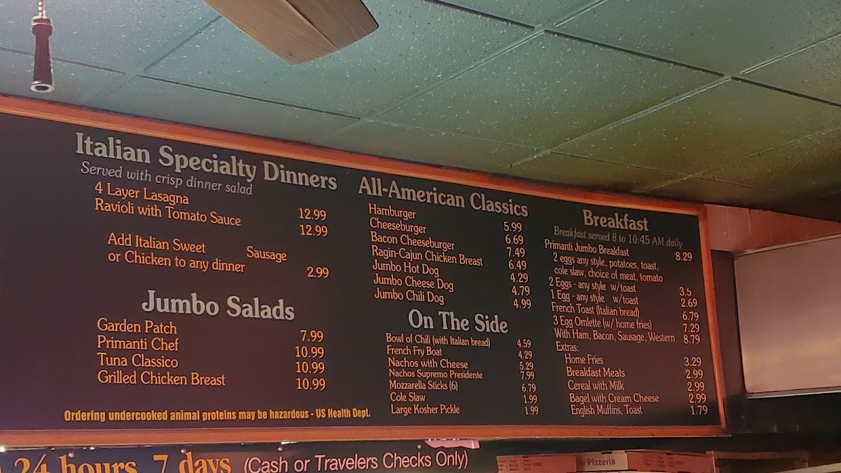 Primanti Brothers Pizza and Grill Menu - Image 6